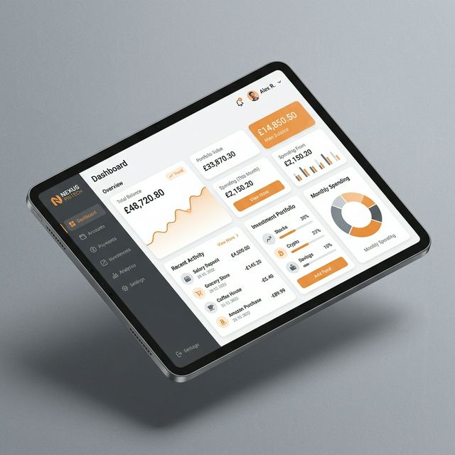 Fintech Dashboard Mockup